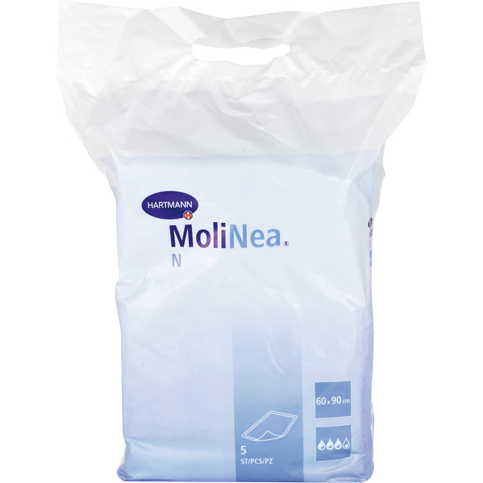 MoliNea N 20L 60 X 90 cm Krankenunterlagen, 5 pc Coussinets