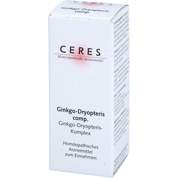 Ceres Ginkgo dryopteris comp. Tropf., 20 ml Solution