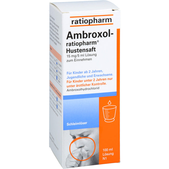 Ambroxol-ratiopharm Hustensaft, 100 ml Solution