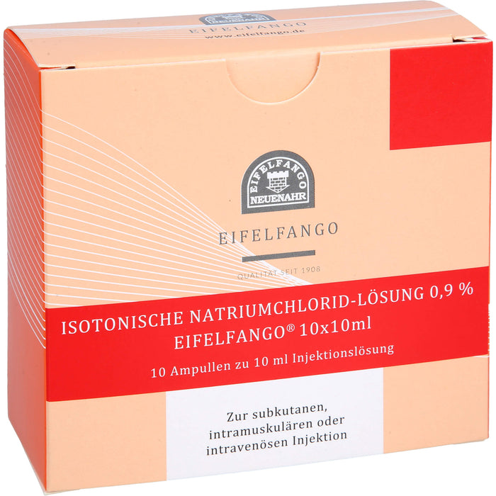 EIFELFANGO Isotonische Natriumchlorid-Lösung 0,9 %  Ampullen 10 ml, 100 ml Solution