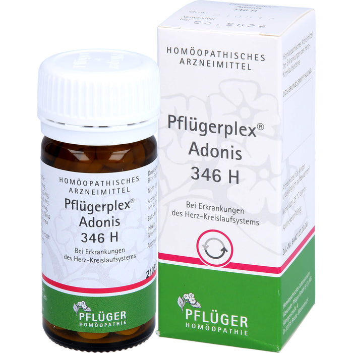 Pflügerplex Adonis 346 H Tabletten bei Erkrankungen des Herz-Kreislauf-Systems, 100 pcs. Tablets