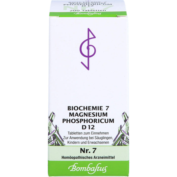 Biochemie 7 Magnesium phosphoricum Bombastus D12 Tbl., 200 St TAB