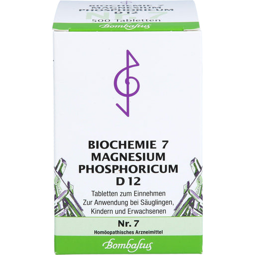 Biochemie 7 Magnesium phosphoricum Bombastus D12 Tbl., 500 St. Tabletten