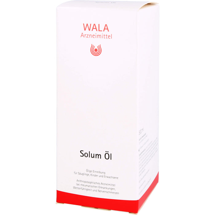 Solum Öl, Wala Ölige Einreibung, 500 ml Oil