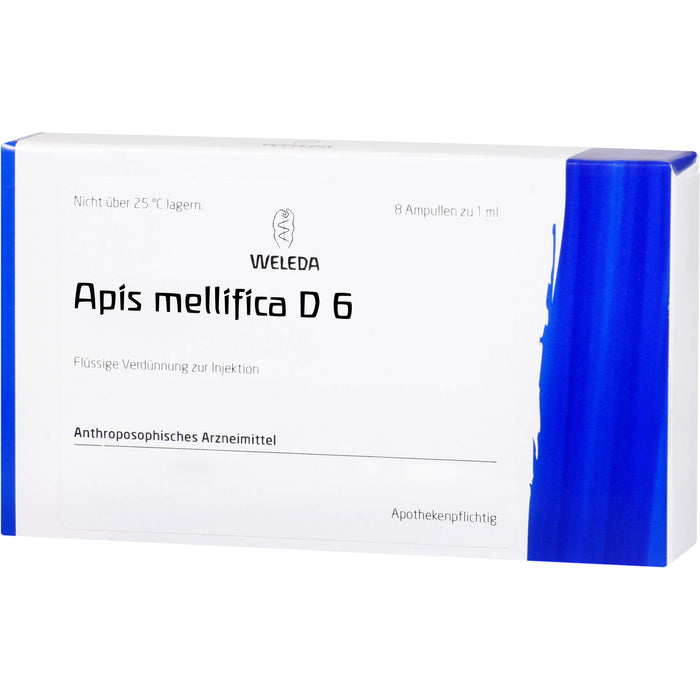 Apis Mellifica D6 WELEDA Amp., 8 pc Ampoules