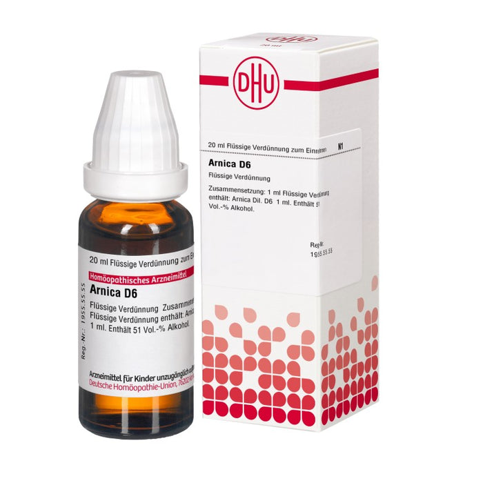 DHU Arnica D6 Dilution, 20 ml Solution