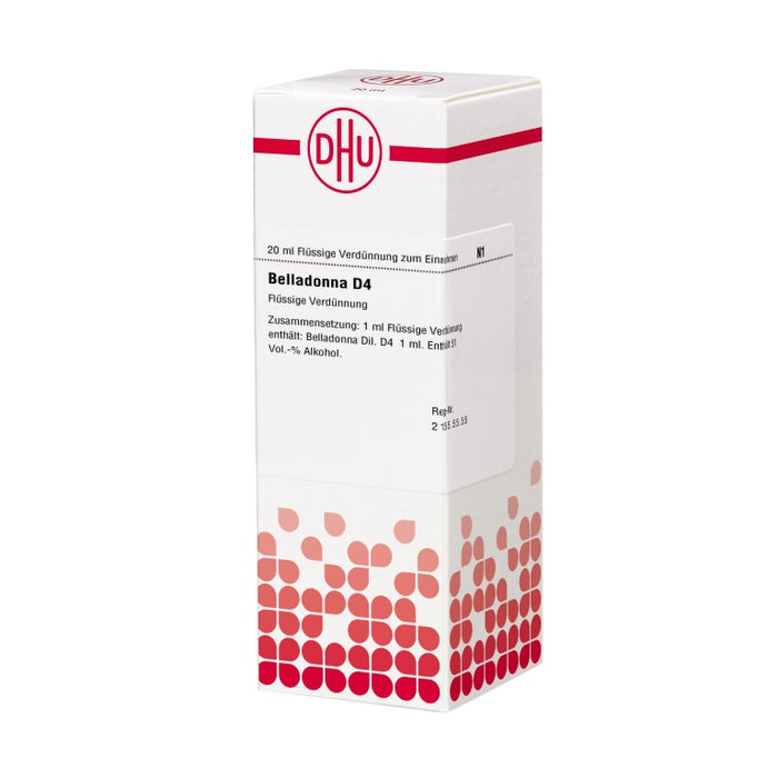 Belladonna D4 DHU Dilution, 20 ml Solution