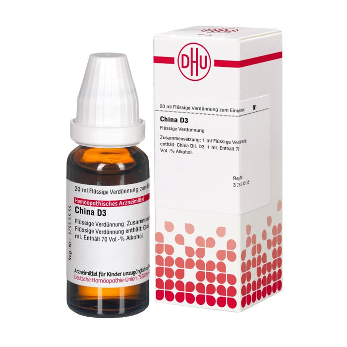 DHU China D3 Dilution, 20 ml Solution