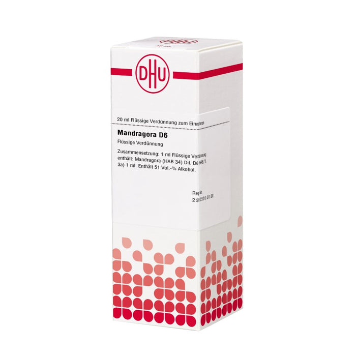 DHU Mandragora D6 Dilution, 20 ml Solution