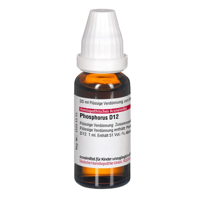 DHU Phosphorus D12 Dilution, 20 ml Solution