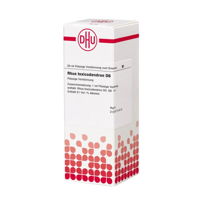 DHU Rhus Toxicodendron D 6 flüssige Verdünnung, 20 ml Solution