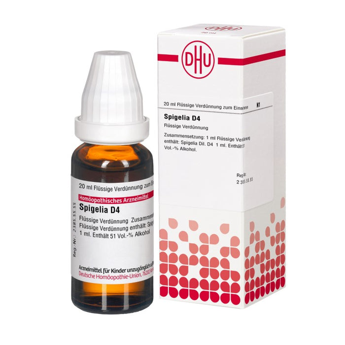 Spigelia D4 DHU Dilution, 20 ml Solution