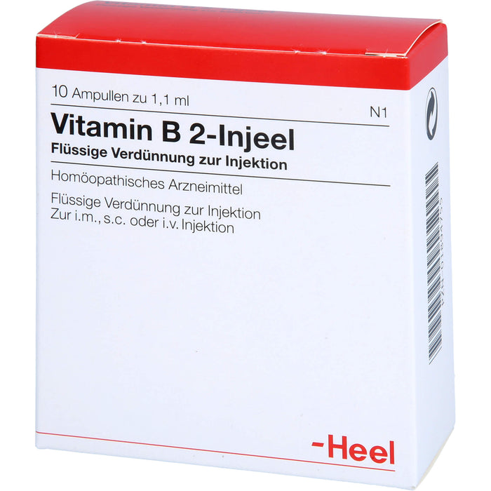 Vitamin B 2 Injeel Amp., 10 pcs. Ampoules