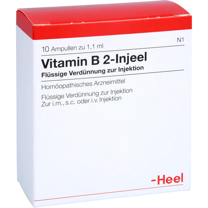 Vitamin B 2 Injeel Amp., 10 pcs. Ampoules