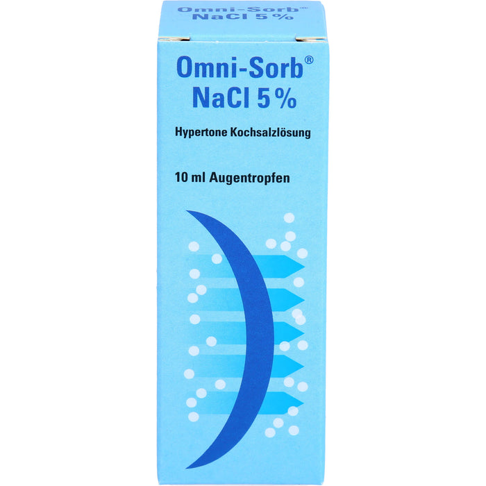 Omni-Sorb Augentropfen zur Entquellung von Hornhautödemen  und zur Wiederherstellung des osmotischen Hornhautgleichgewichts, 10 ml Lösung