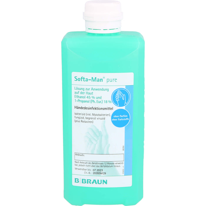 Softa-Man pure Händedesinfektionsmittel, 500 ml LOE