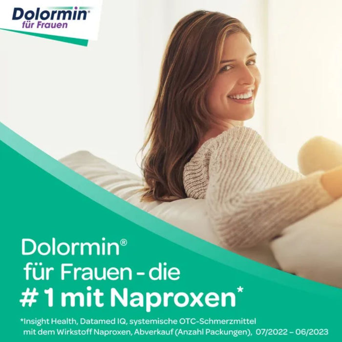 Dolormin für Frauen Tabletten bei Menstruationsbeschwerden, 20 pcs. Tablets
