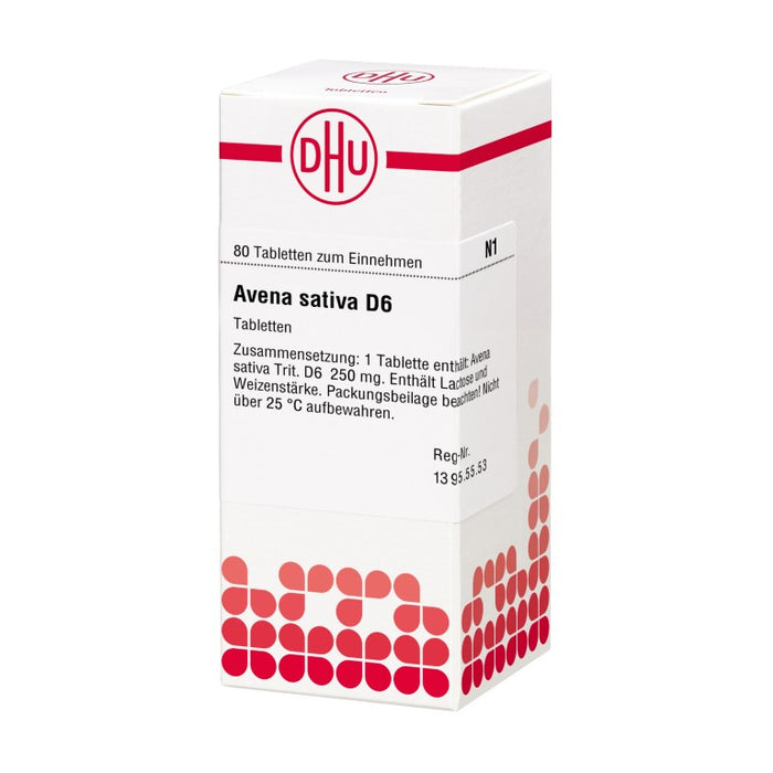 Avena sativa D6 DHU Tabletten, 80 pcs. Tablets