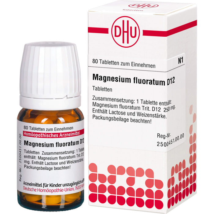 Magnesium fluoratum D12 DHU Tabletten, 80 pcs. Tablets