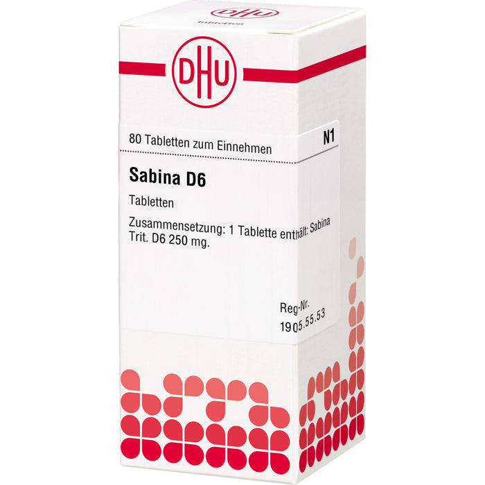 Sabina D6 DHU Tabletten, 80 pcs. Tablets