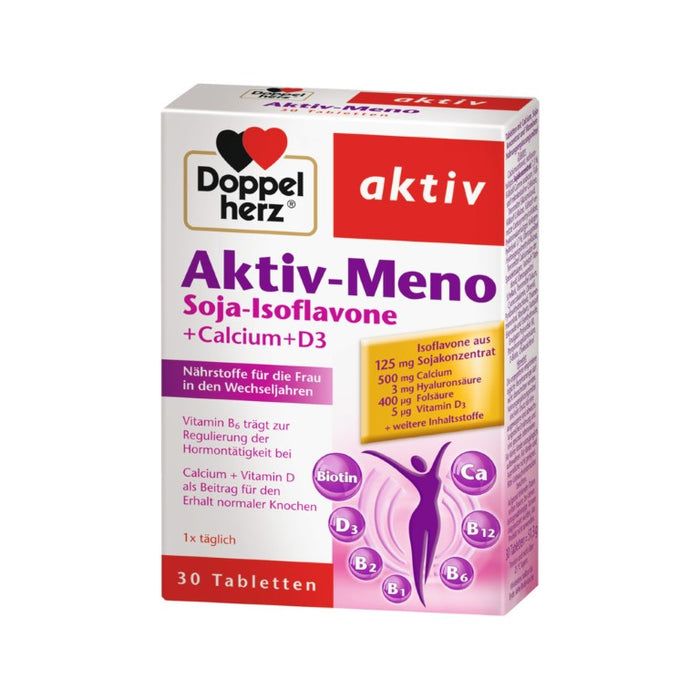 Doppelherz Aktiv-Meno Tabletten für die Frau in den Wechseljahren, 30 St. Tabletten