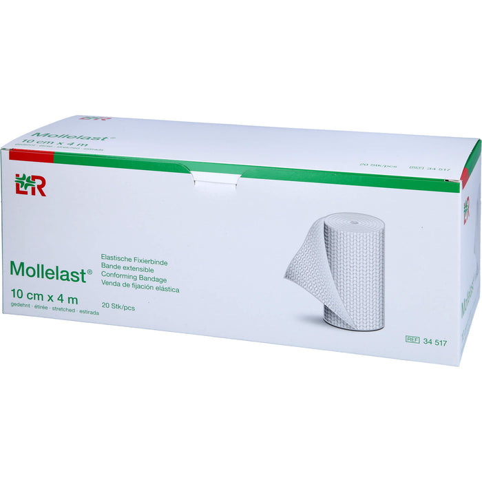 Mollelast elastische Fixierbinde 10 cm x 4 m, 20 pcs. Bandage