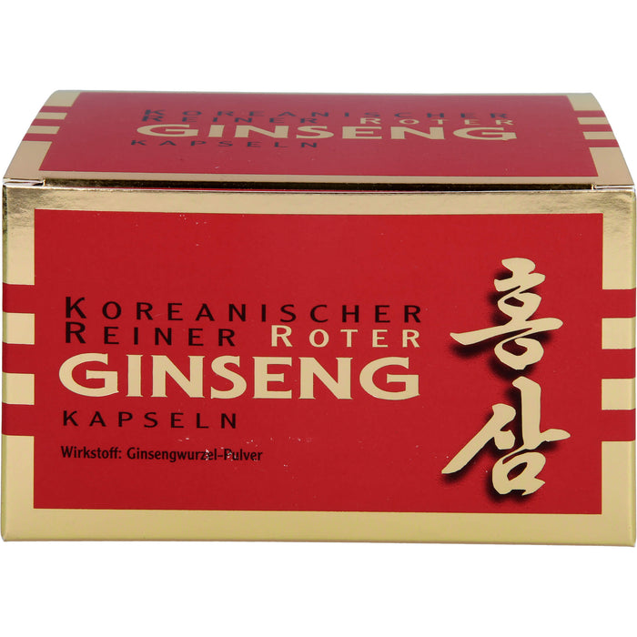 Koreanischer reiner roter Ginseng 300 mg Wurzelpulver Kapseln, 200 St. Kapseln