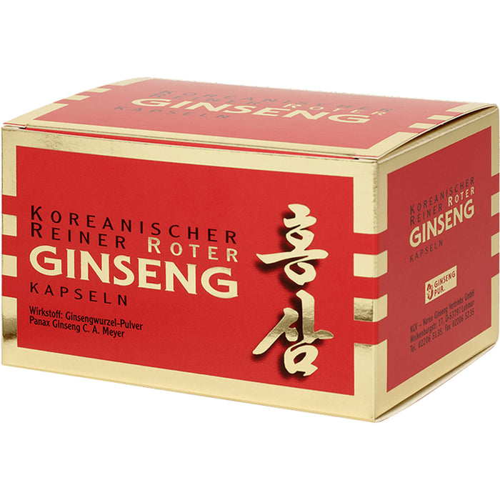Koreanischer reiner roter Ginseng 300 mg Wurzelpulver Kapseln, 200 pc Capsules