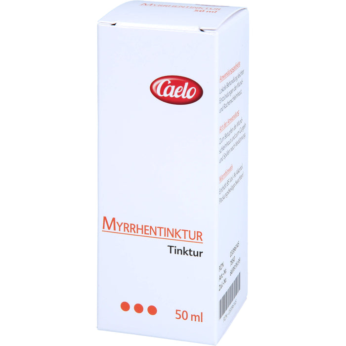Caelo Myrrhentinktur bei leichten Entzündungen im Mundraum, 50 ml Solution