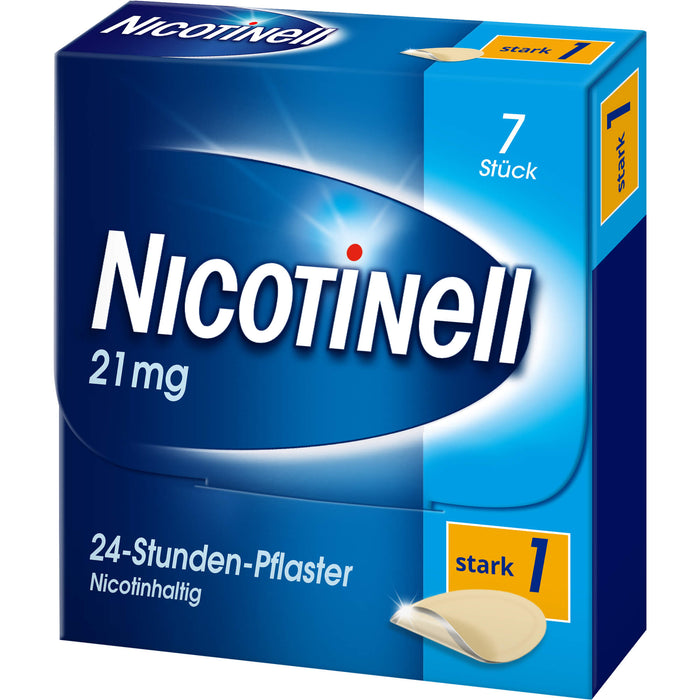 Nicotinell 21 mg 24-Stunden-Pflaster zur Raucherentwöhnung, 7 pcs. Patch