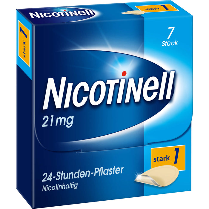 Nicotinell 21 mg 24-Stunden-Pflaster zur Raucherentwöhnung, 7 pcs. Patch