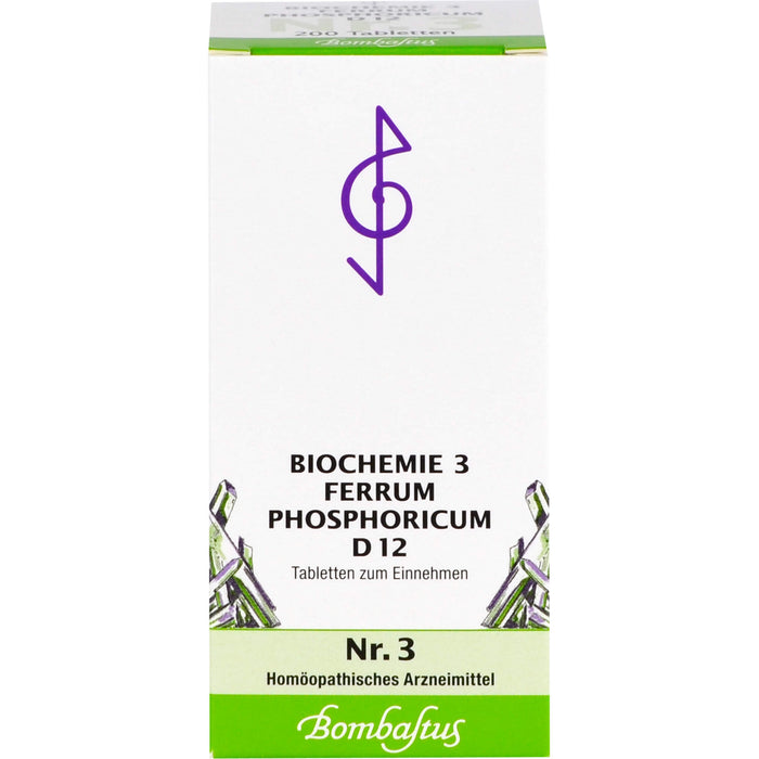 Biochemie 3 Ferrum phosphoricum Bombastus D12 Tbl., 200 St TAB