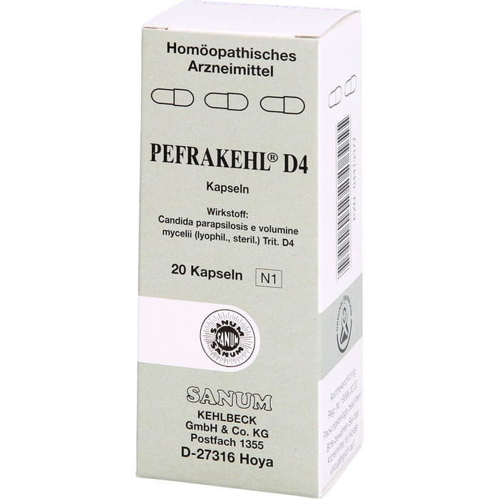 SANUM-KEHLBECK Pefrakehl D4 Kapseln, 20 pc Capsules