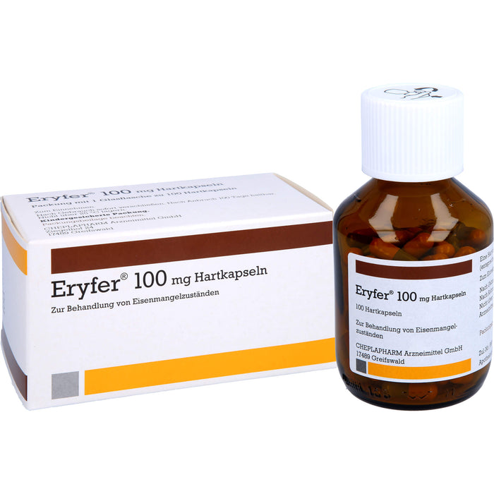 Eryfer  100 mg Hartkapseln, 100 pc Capsules
