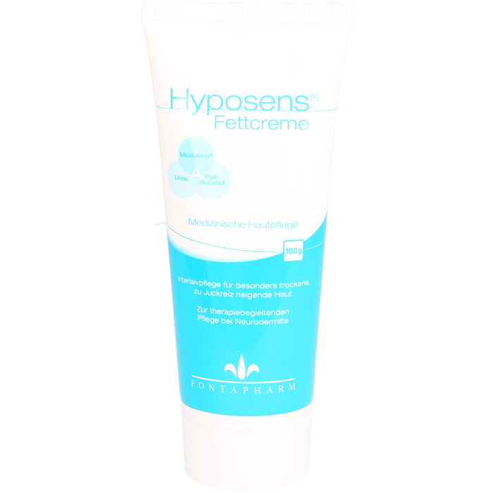 Hyposens Fettcreme für die trockene und zu Juckreiz neigende Haut, 100 g Crème
