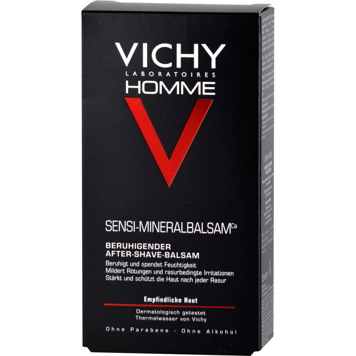 VICHY Homme Sensi-Mineralbalsam Ca After-Shave-Balsam, 75 ml Cream