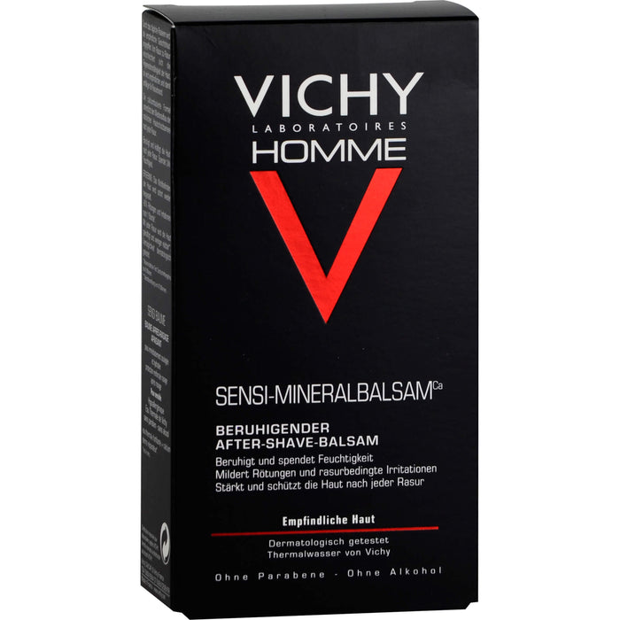 VICHY Homme Sensi-Mineralbalsam Ca After-Shave-Balsam, 75 ml Cream