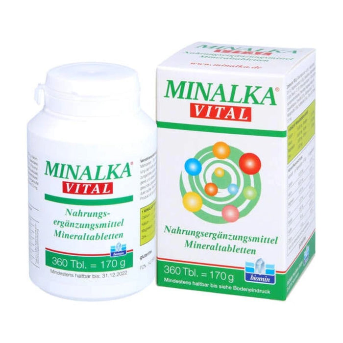 MINALKA vital Mineraltabletten, 360 pcs. Tablets