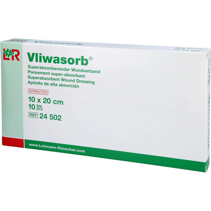 Vliwasorb Superabsorbierender Wundverband, 10 St VER