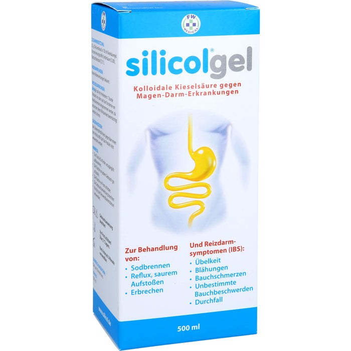 Silicol Gel kolloidale Kieselsäure gegen Magen-Darm-Erkrankungen, 500 ml Gel