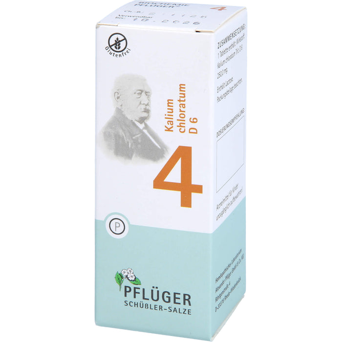 Pflüger Biochemie Nr.4 Kalium chloratum Tabletten, 100 pc Tablettes