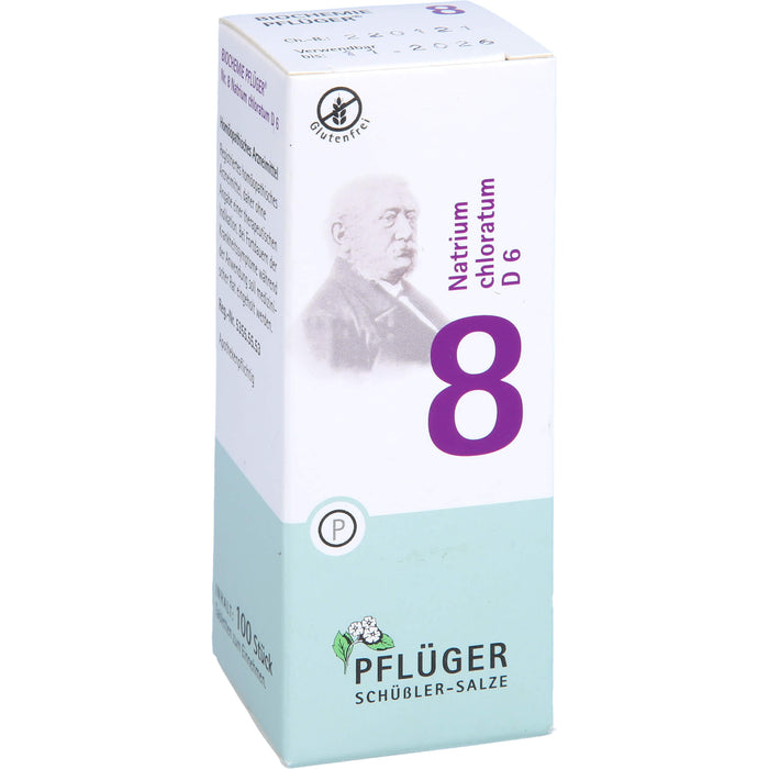 Pflüger Biochemie Nr.8 Natrium chloratum D6 Tabletten, 100 pc Tablettes