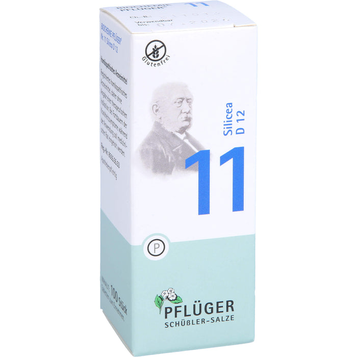 Pflüger Biochemie Nr.11 Silicea D12 Tabletten, 100 pc Tablettes