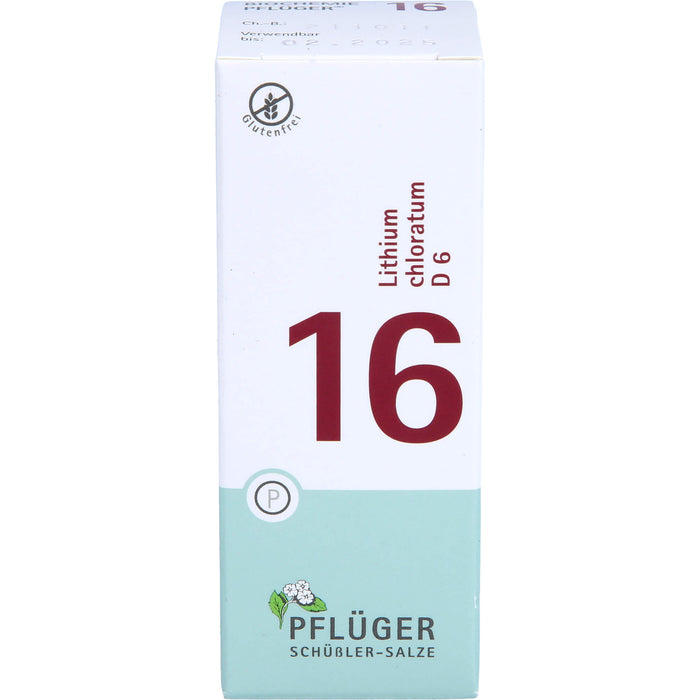 Pflüger Biochemie Nr.16 Lithium chloratum D6 Tabletten, 100 St. Tabletten