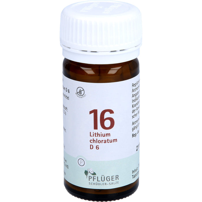 Pflüger Biochemie Nr.16 Lithium chloratum D6 Tabletten, 100 pc Tablettes