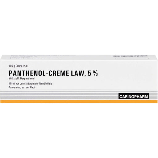 Panthenol-Creme LAW 5 % zur Unterstützung der Wundheilung, 100 g Creme