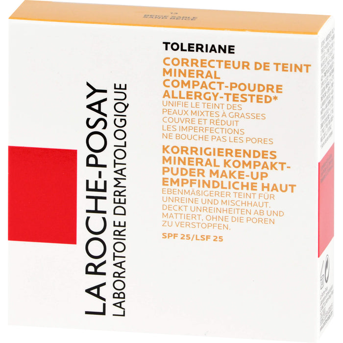 La Roche-Posay Toleriane korrigierendes Mineral Kompaktpuder Make-up Nr. 11 Hellbeige für empfindliche Haut, 9 g Poudre