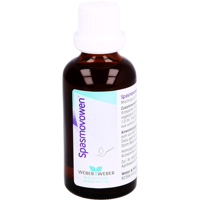 Spasmovowen Mischung bei krampfartigen Magen-Darm-Beschwerden, Blähungen, 50 ml Solution