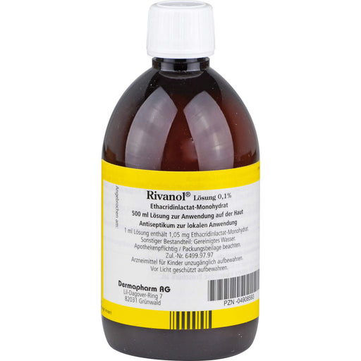 Rivanol Lösung 0,1%, 500 ml Lösung