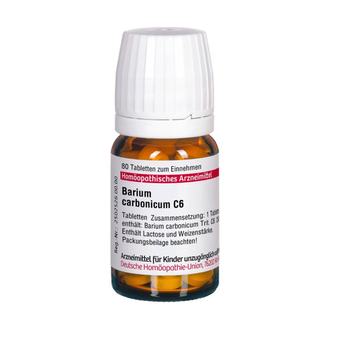 Barium carbonicum C6 DHU Tabletten, 80 pc Tablettes